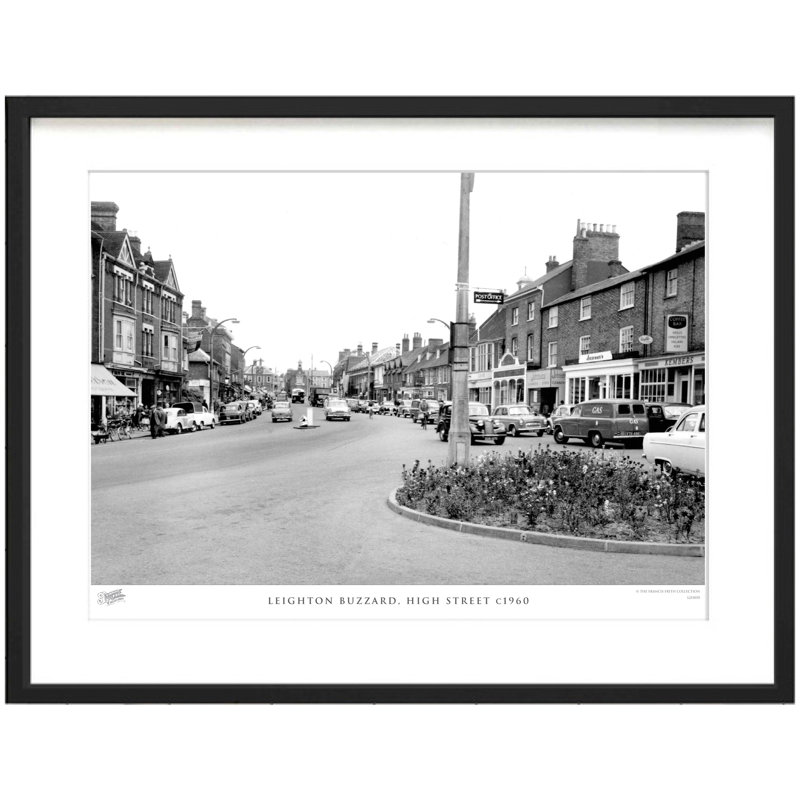 Leighton Buzzard, High Street C1960 - Single Picture Frame Print, 28cm H X 36cm W x 2cm D