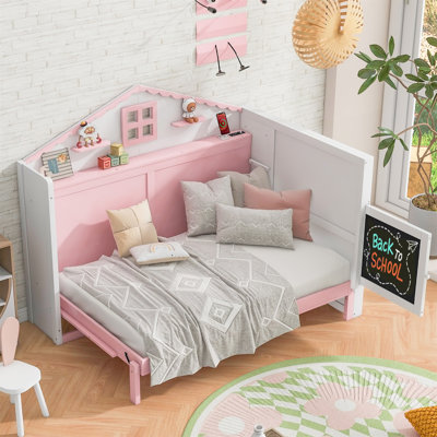 Argil Wood House Murphy Bed with USB