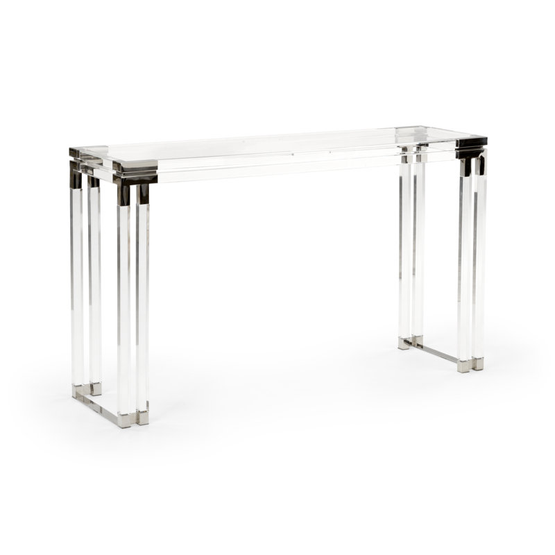 Bowen 54'' W Glass Console Table