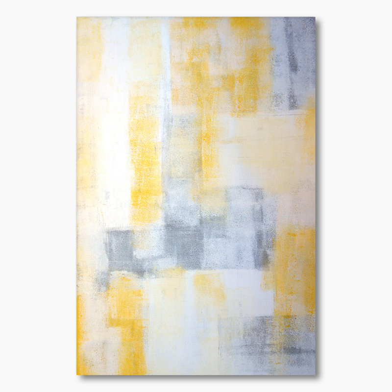 Art moderne gris et bleu II 2PT47714, H 32 po x l 16 po x P 1 po
