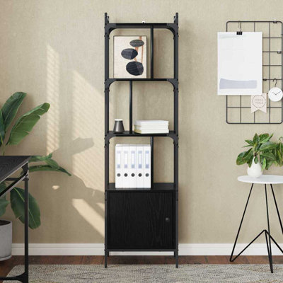 154.5cm H x 44.5cm W Metal Bookcase