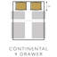 Asia Upholstered Divan Bed with Mattress-38561217-38648345-38648349