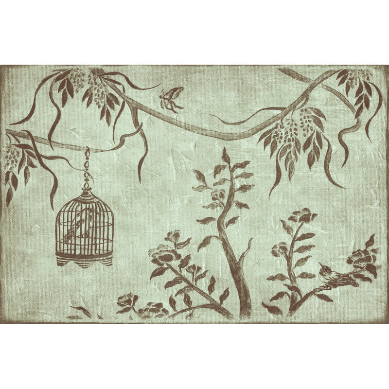 Peaceful Garden III - Wrapped Canvas Painting, 30cm H x 46cm W