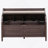 Rustic Multifunctional Storage Bench (Espresso+Beige)-950131307