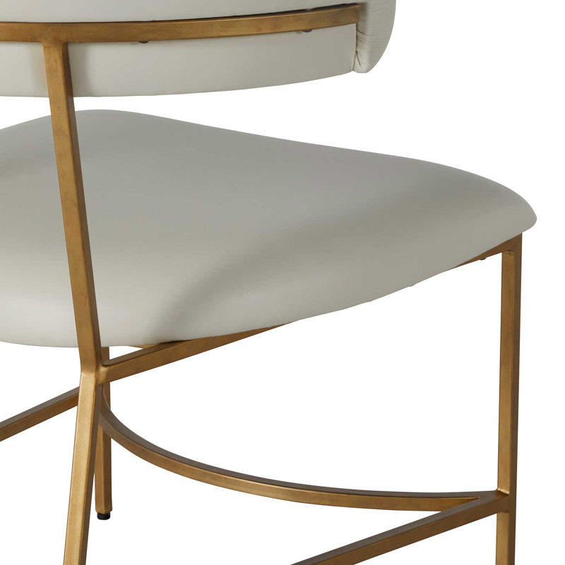 Matlock Wing Back Side Chair in White