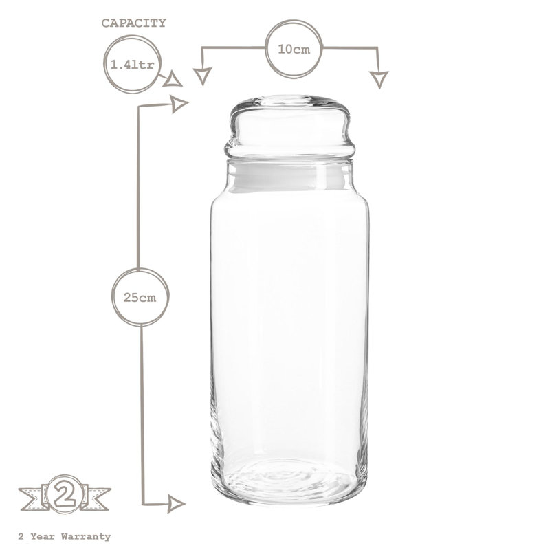 Sera Glass Jar - Set of 4