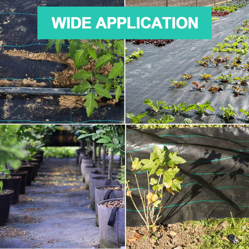Tissu tissé épaissi, résistant à l'usure et durable, imperméable et résistant à l'humidité, coupable, adapté à l'horticulture agricole et à divers cas de protection
