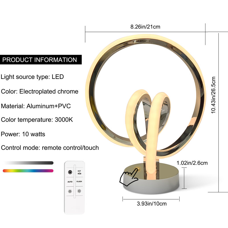 Irbin RGB LED Novelty Table Lamp