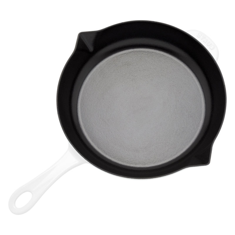 Poêle à frire en fonte Staub, Blanc, 10"