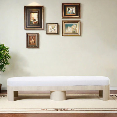 Banc simple à couches multiples pour centre commercial