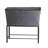 Set Of 2 Zale Rustic Metal Planters With Stands, L:20X12x19.5" S:16.5X9.5X14.5"