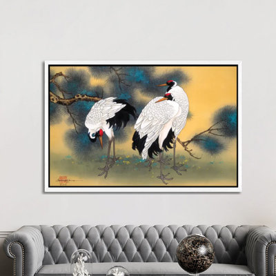 Morning Cranes - Painting on Canvas