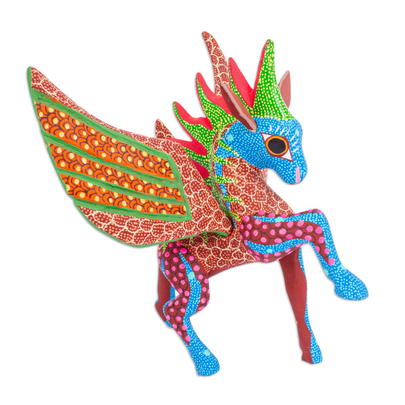 Pégase psychédélique Alebrije