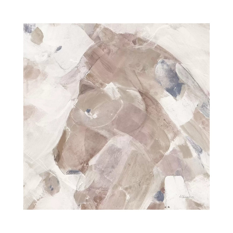 Kaleidoscope Horse II Neutral Navy by Albena Hristova - Wrapped Canvas Gallery-Wrapped Canvas Giclée