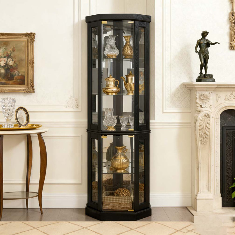 Vitrine de coin lumineuse - Vitrine, Noir