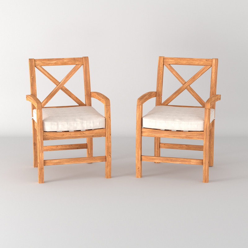 Harbison Acacia Outdoor Lounge Chair