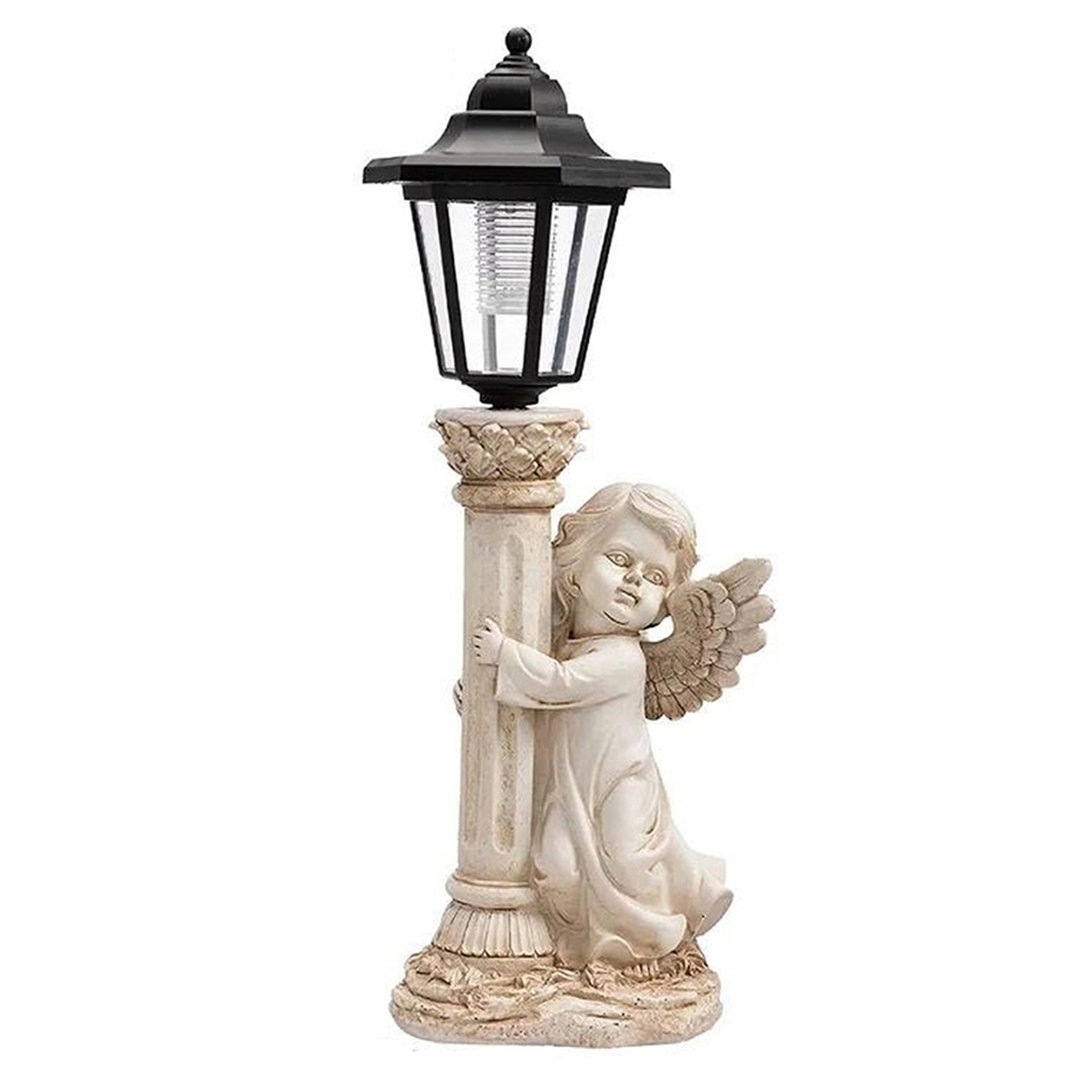 Pinkerton Cherub Light Post Status Fleur De Lis Living