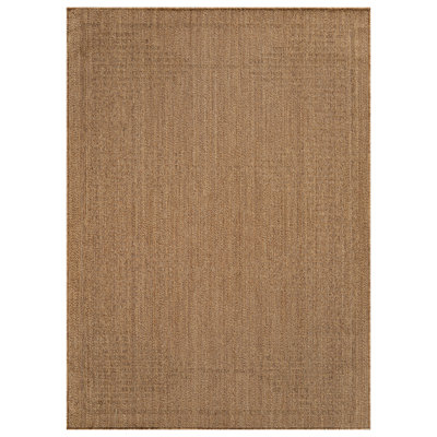 Tapis d'intérieur / extérieur à motif géométrique tissé à plat