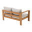 Ensemble de conversation en bois d'eucalyptus Morre-248887628