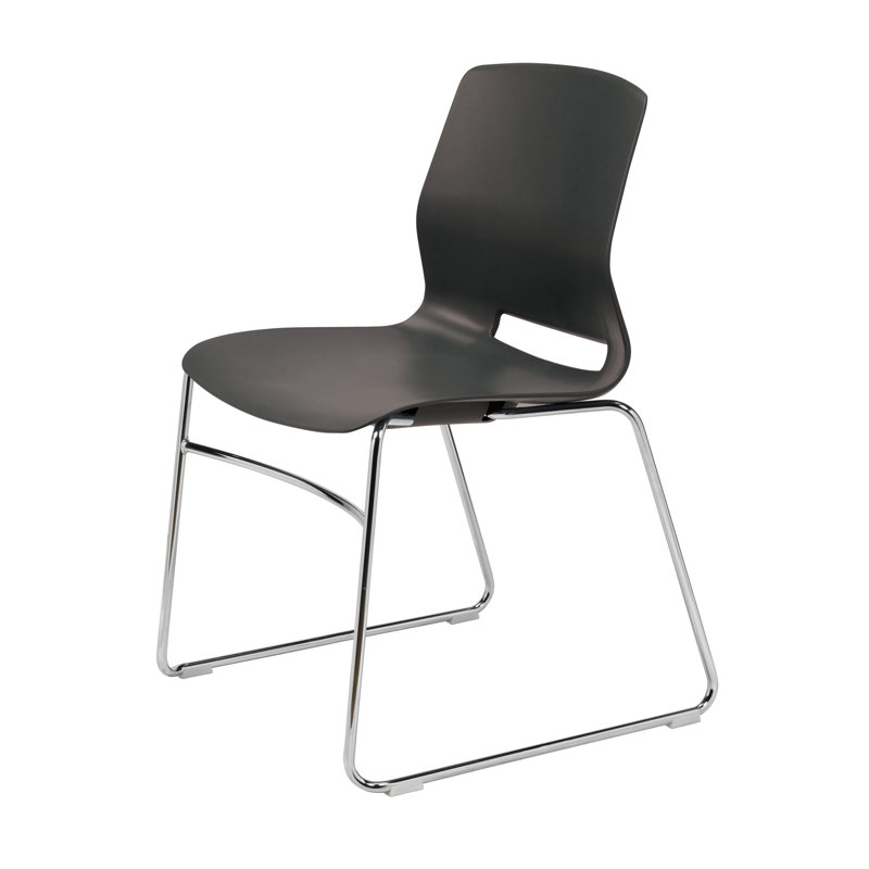 Chaise empilable Wille, Noir