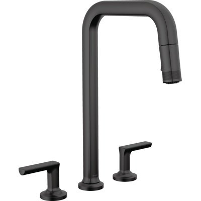 Kintsu® Widespread Pull-Down Faucet With Square Spout