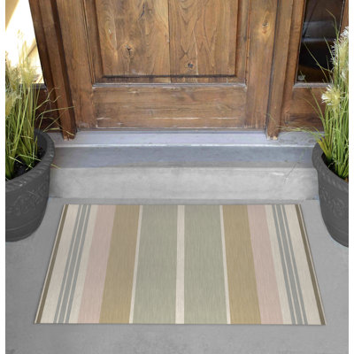 Isabel Non-Slip Striped Indoor Doormat