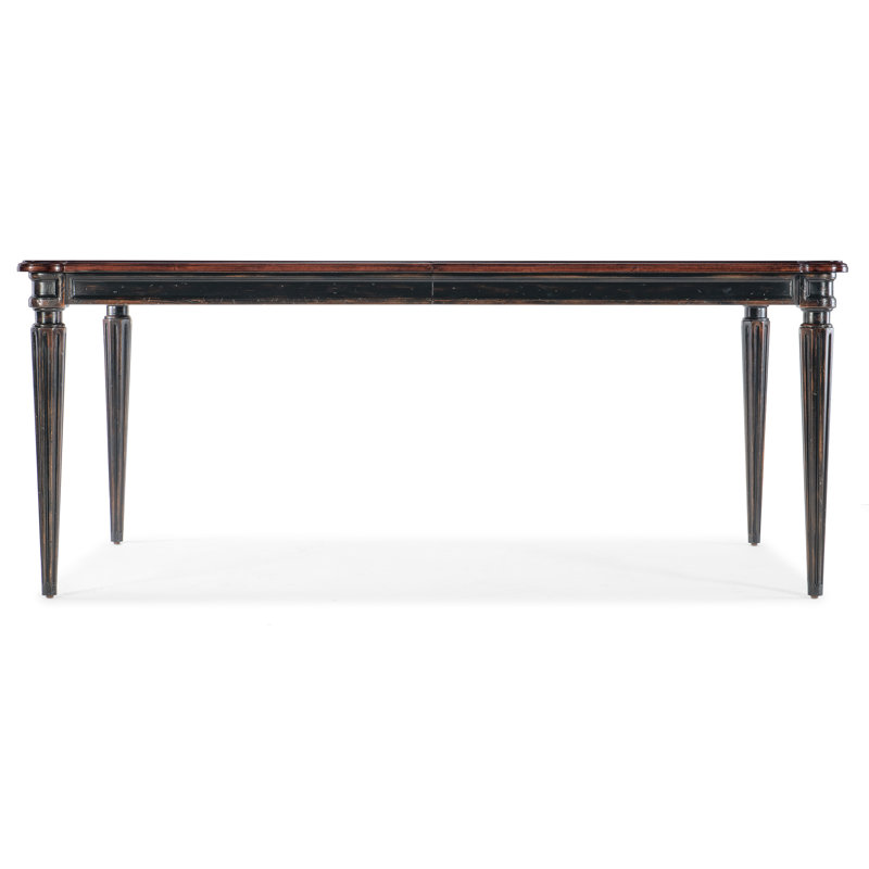Charleston Black Cherry Extendable Rectangular Dining Table