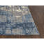 Tapis bleu/beige en laine Browder-2048968404