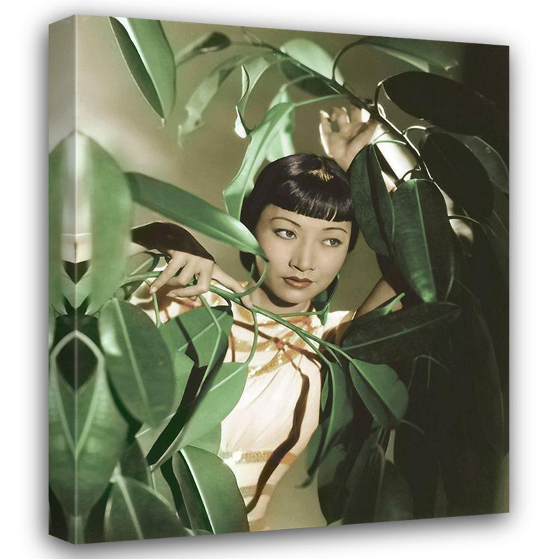 Lark Manor ™, galerie de photos d'archives hollywoodiennes sur toile tendue: Anna May Wong, H 24 po x l 20 po