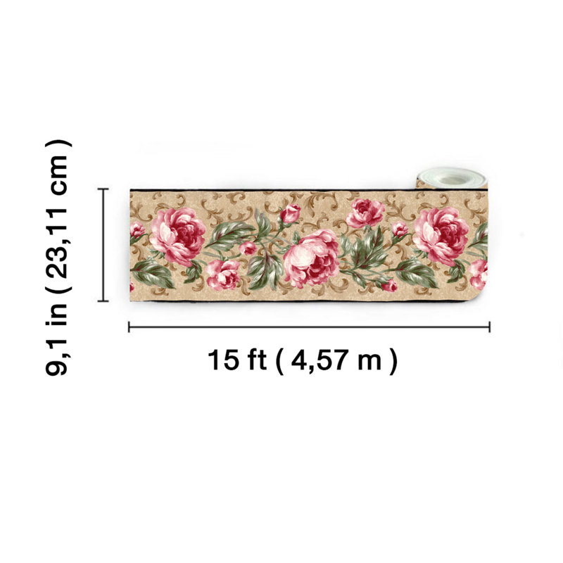 Chardee Floral Border