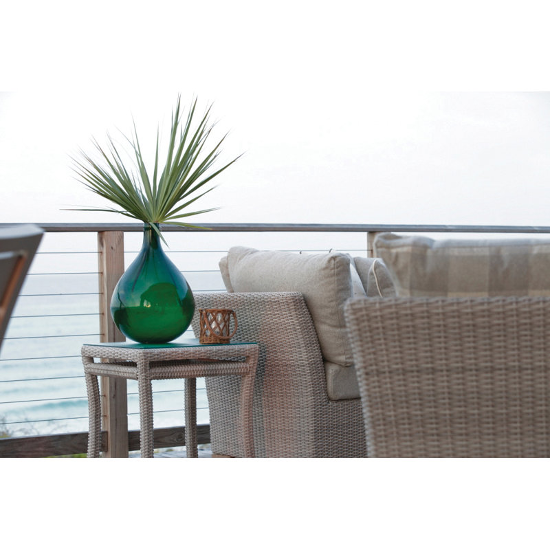 Club Outdoor Side Table, Oyster