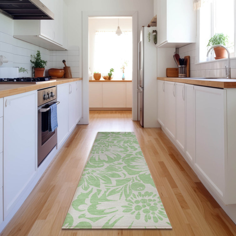 Premium Machine Washable Cerrito AMF551 Mint Rug