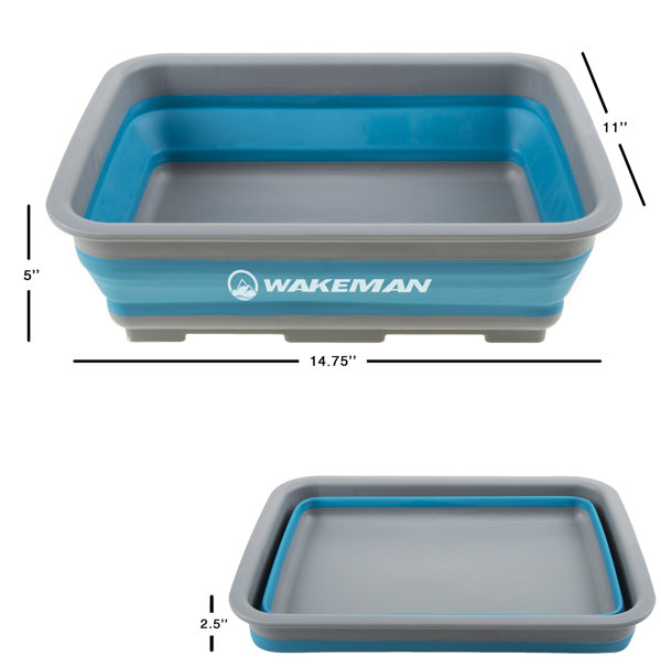 3 Sizes Set Silicone Foldable Wash Basin Portable Wash Tub Set Dish Washing  Multifunctional Cleaning Tub For Camping Hiking - AliExpress