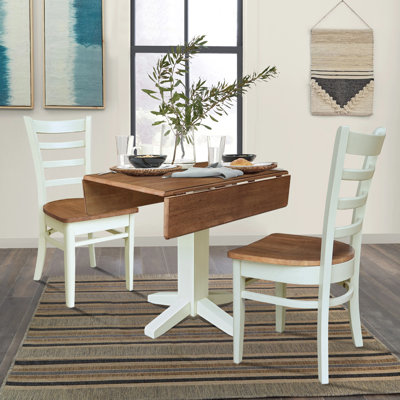 Dulciana 3 Piece Drop Leaf Dining Set
