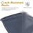 Blough 24" x 24" x 20" Round Polyresin Outdoor Planter Pot - Gray - Set of 4-1719009625-1719009889