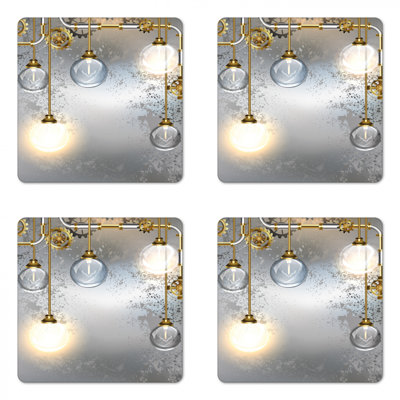 Square 4 Piece Coaster Set