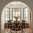 4 - Light Steel Dimmable Tiered Chandelier