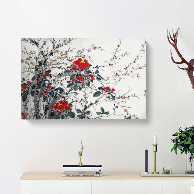 Garden Flowers Vol.10 by Chen Daofu - Wrapped Canvas Painting, 50cm H x 76cm W x 3cm D