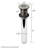Vessel Grid Stopper Strainer Pop-Up Bathroom Sink Drain