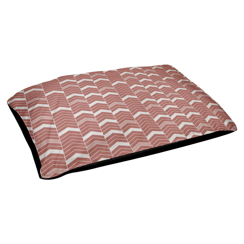 Coussin d'extérieur pour chien Chelan, Petit (l 28 po x P 6 po x H 18 po), Rose / rouge