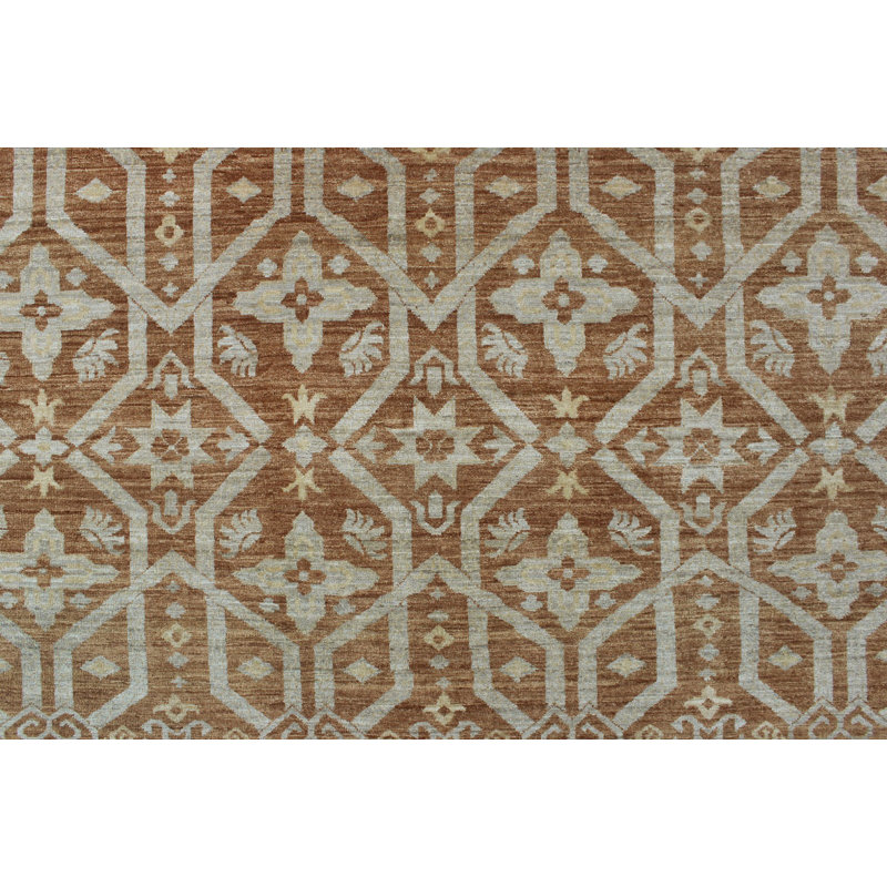 Suzann One-of-a-Kind 6' X 8'11" Wool Area Rug in Brown