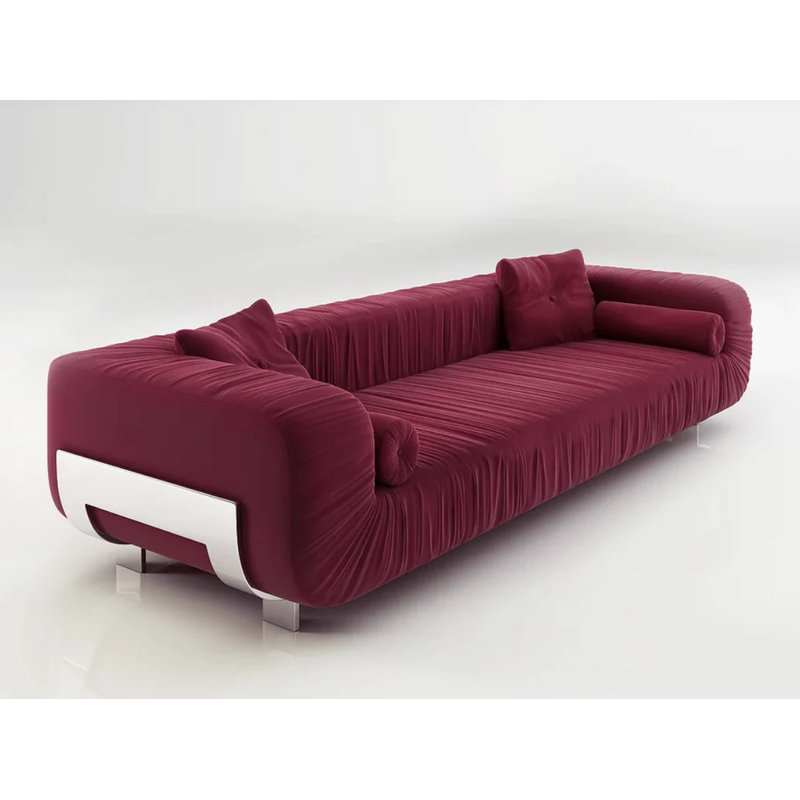 Madera Sofa, Purple Cotton Blend
