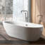 Robinet de baignoire autoportant avec douche à main