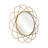 Hesiodos Modern Round Mirror with Geometric Layered Iron Frame, Metal and Glass Wall Decor Accent for Contemporary Interiors-580341138