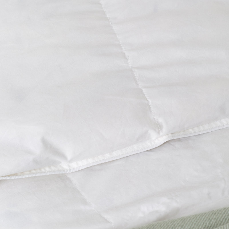 EarthKind Feather & Down Eco Friendly Sustainable 10.5 Tog All Seasons Cotton Cover Duvet, Double