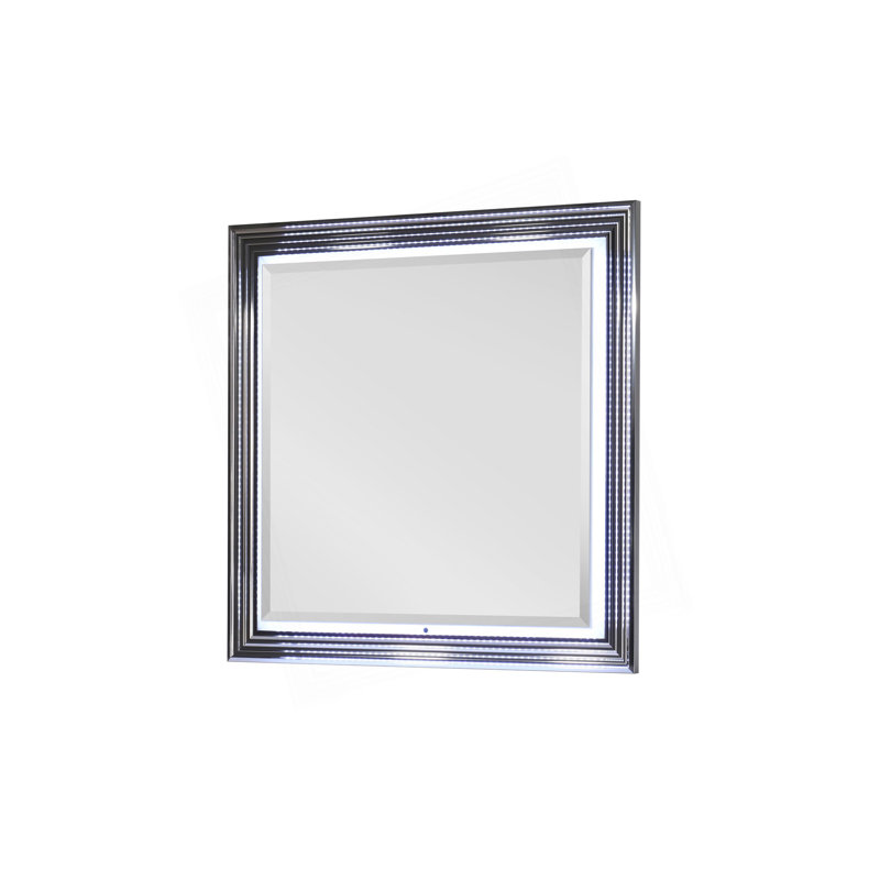 MIROIR LUMINEUX BLANC ET LUMINEUX AVEC DEL, Blanc