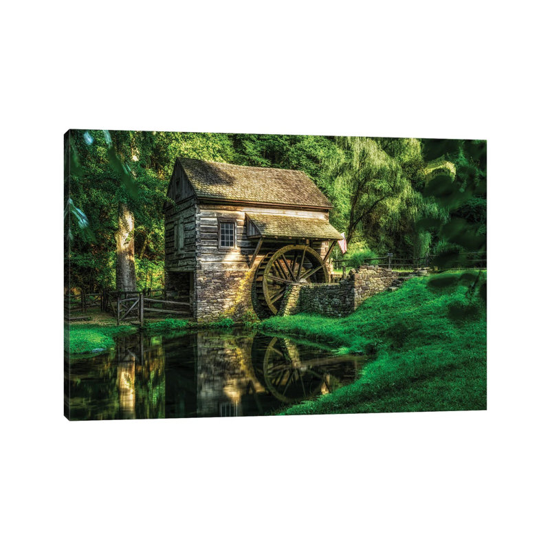 Grist Mill by David Gardiner - Wrapped Canvas Gallery-Wrapped Canvas Giclée, 8"H x 12"W