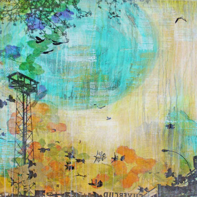 Nanda 1 Piece Wrapped Canvas Painting
