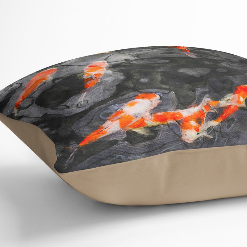 Square Throw Cushion, 55cm H x 55cm W x 20cm D, Stone