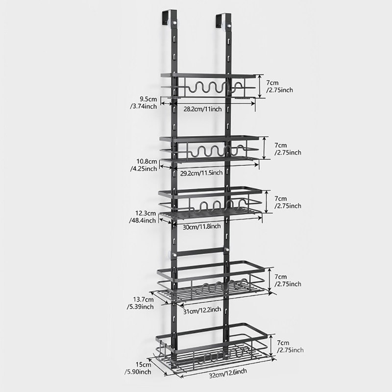 Over-the-Door Spice Rack